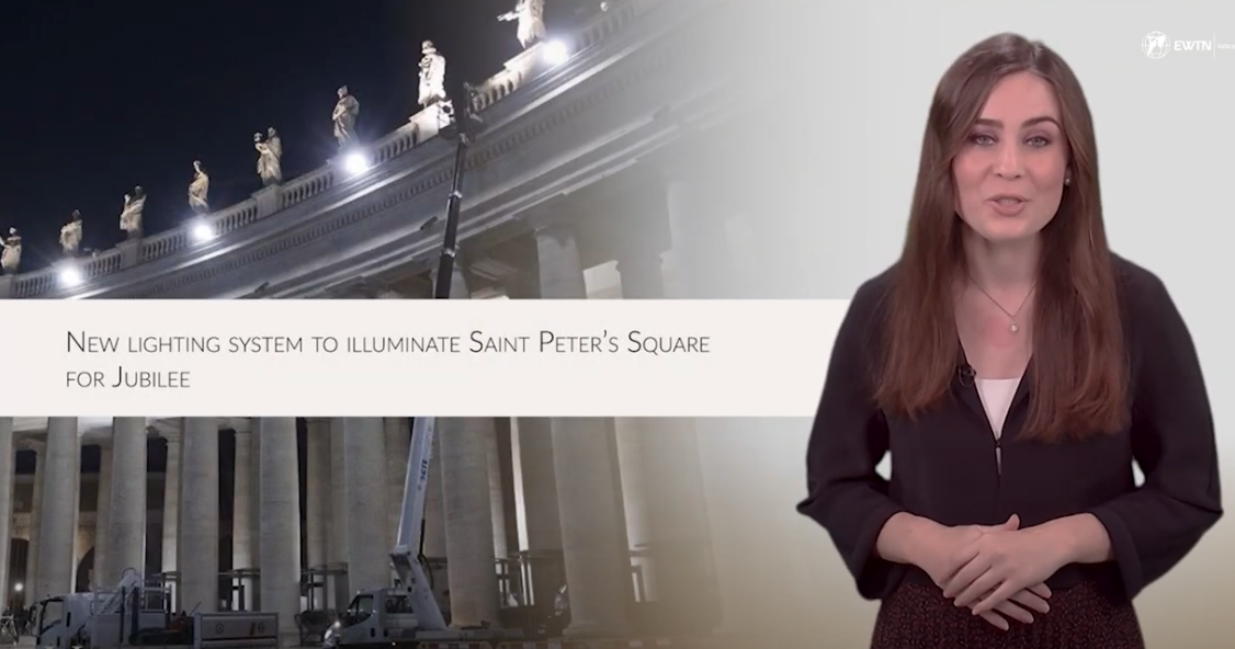 Vatican News:  New lighting system to illuminate Saint Peter’s Square for Jubilee