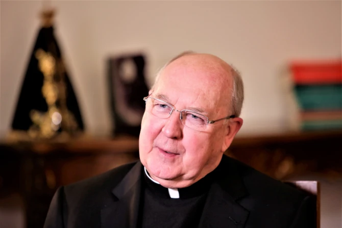Who is Cardinal Farrell, the camerlengo and a key figure in the papal transition?