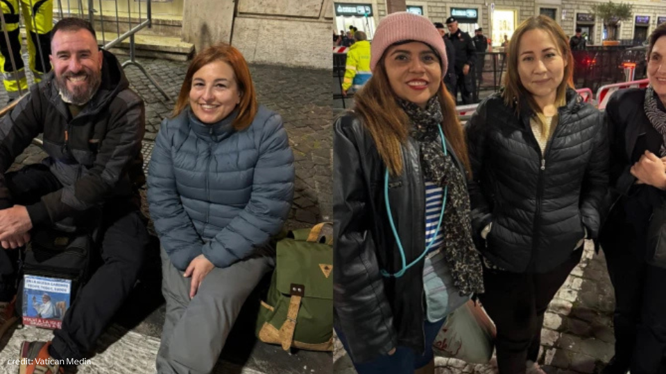 First pilgrims begin to line up 12 hours ahead of Pope Francis’ funeral