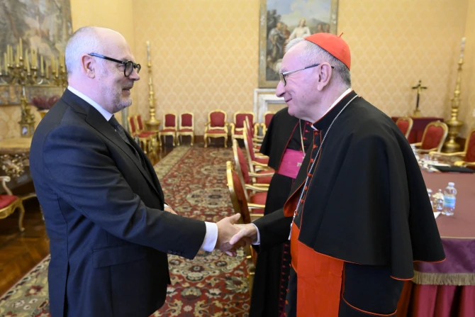 Cardinal Parolin Holds Audience With Estonia’s President At The Vatican