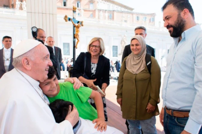 Kurdish family helped by Pope Francis: ‘He saved us’