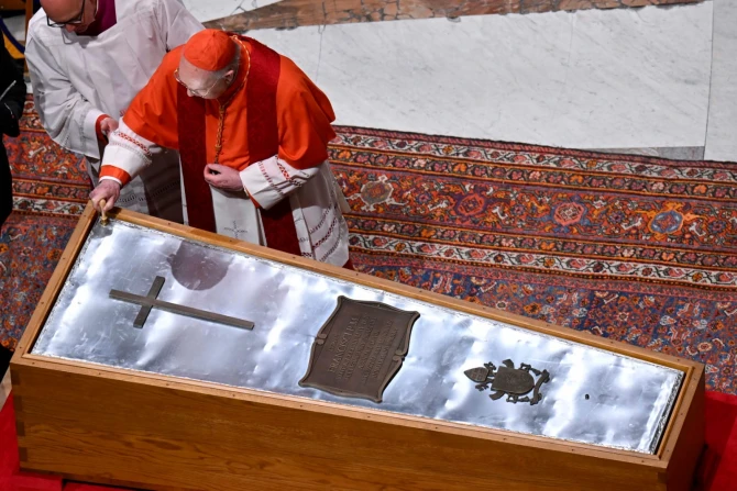 Pope Francis’ coffin closed in private ceremony in St. Peter’s Basilica