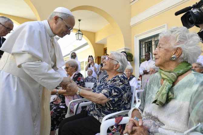 Pope Leo XIV visits home for elderly in Castel Gandolfo: ‘Age doesn’t matter’