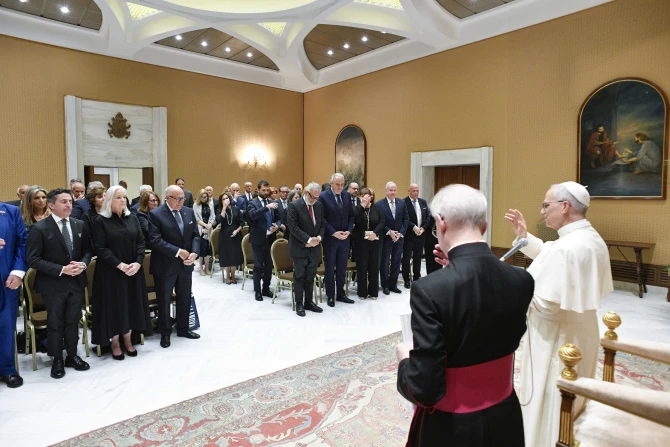Pope Leo XIV meets leaders of Italian American foundation, blesses their cultural mission
